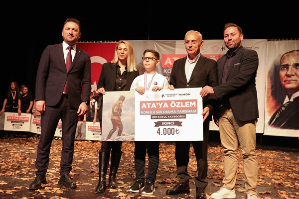 Ata’ya Özlem Şiir Yarışmasının kazananları belli oldu