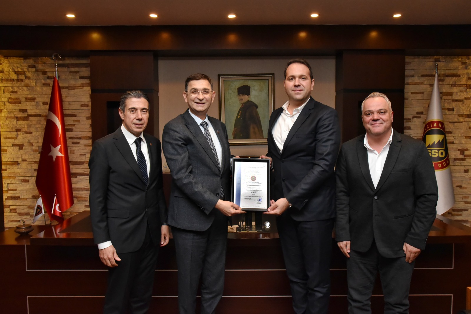 SERA GAZI ENVANTERİ DOĞRULAMA BELGESİ GSO’YA TESLİM EDİLDİ