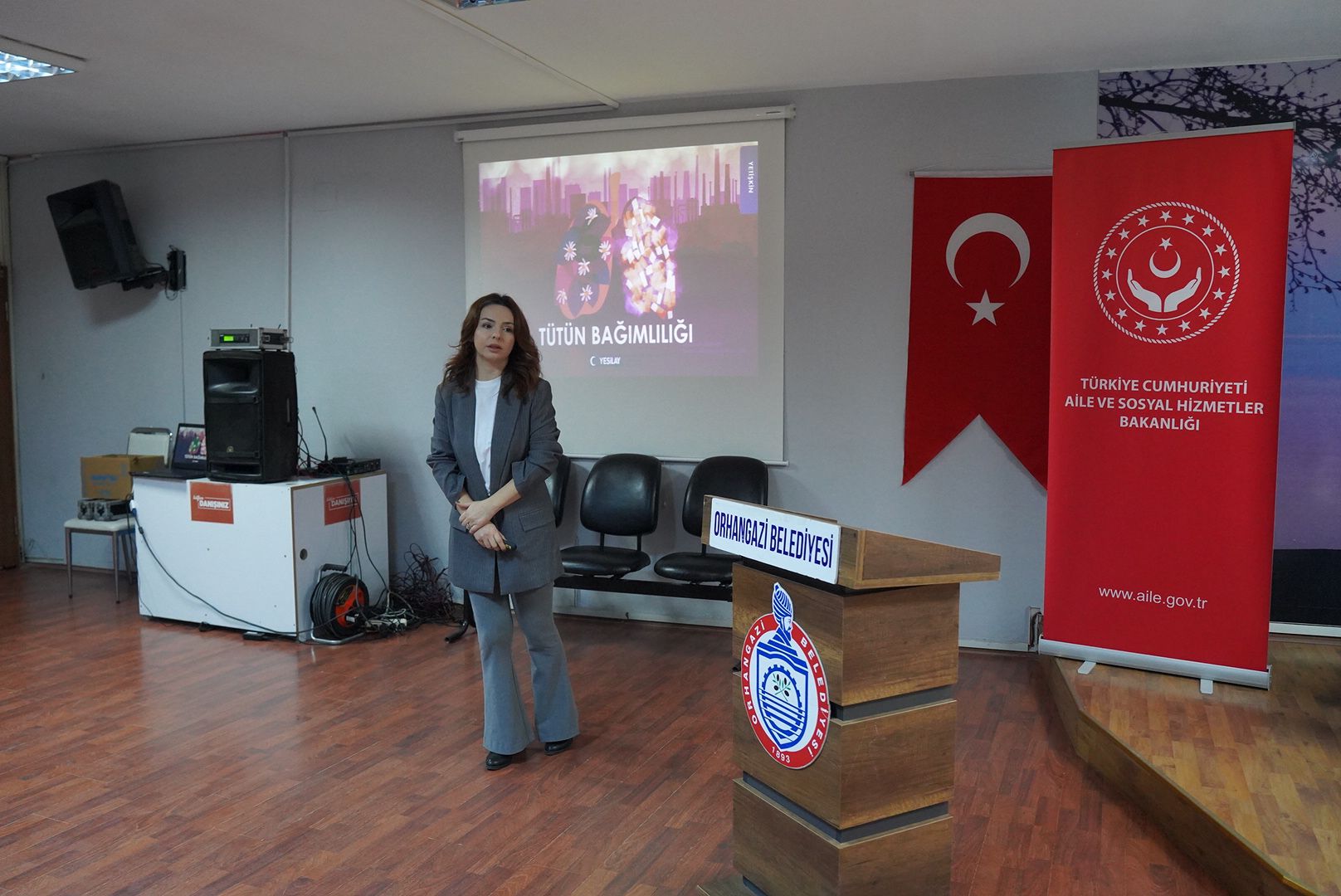 Orhangazi’de “Madde ve Tütün Bağımlılığına Karşı Bilinçlendirme Semineri”