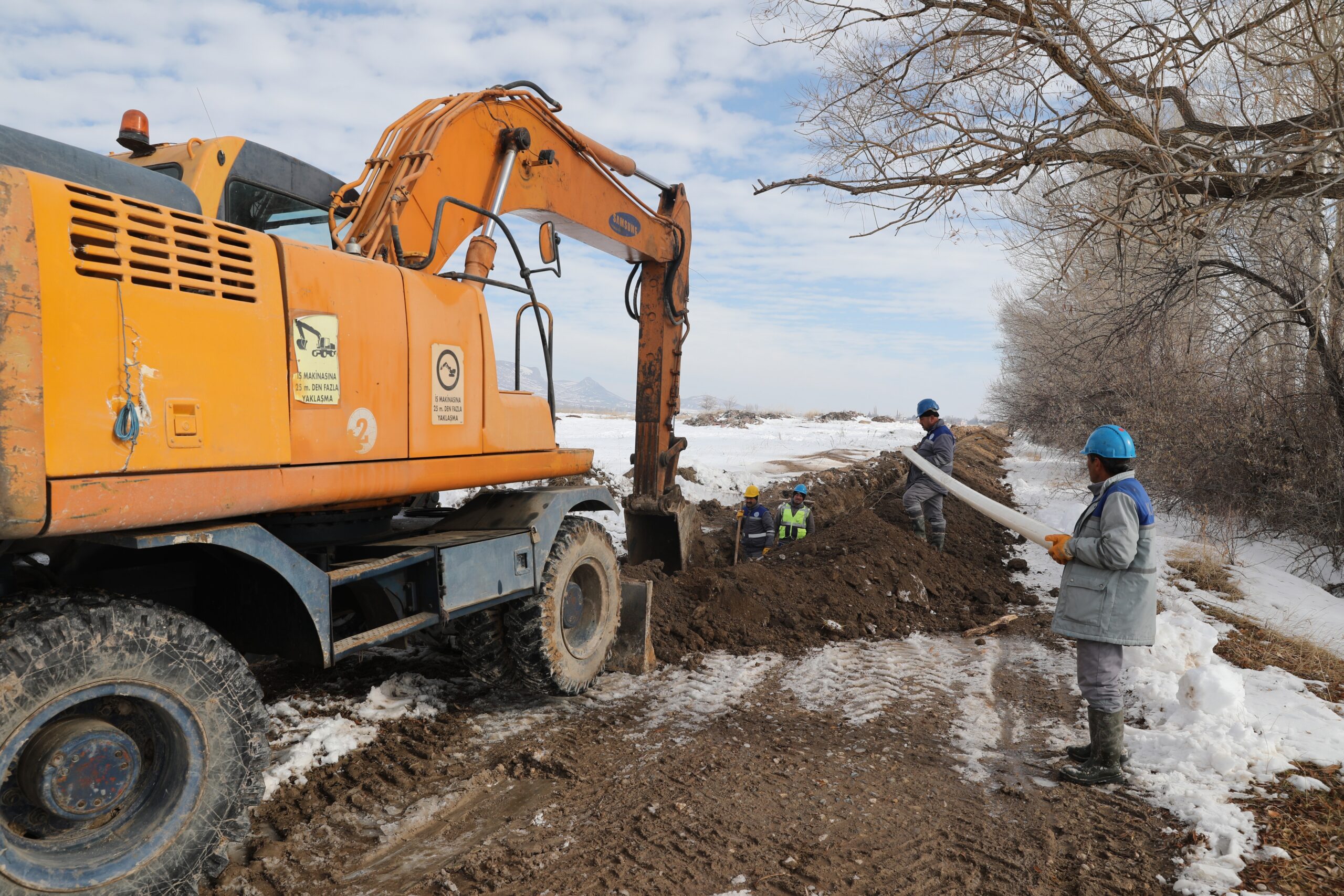 Başkan Büyükkılıç: Pınarbaşı’da içme suyu hatlarını iyileştiriyoruz