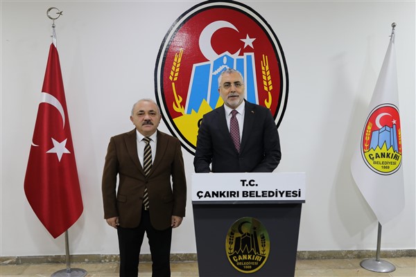 Başkan Esen, Çalışma ve Sosyal Güvenlik Bakanı Işıkhan’ı ağırladı