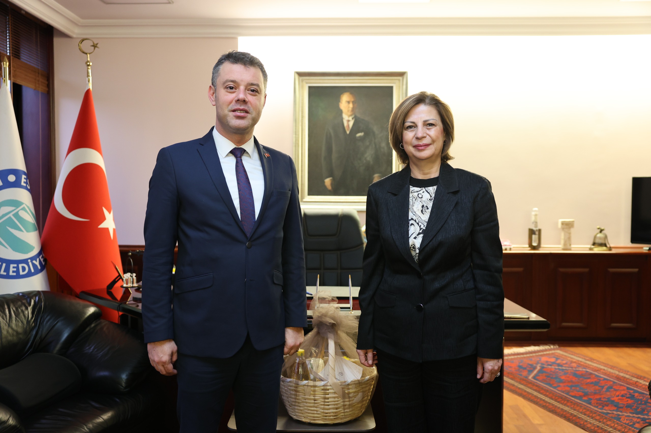 Başkan Sarıkurt’tan Başkan Ünlüce’ye ziyaret