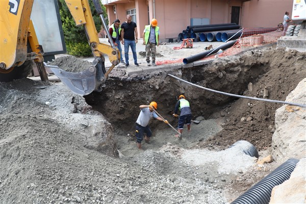 ÇASKİ son bir yılda 11 bin metre hat döşedi