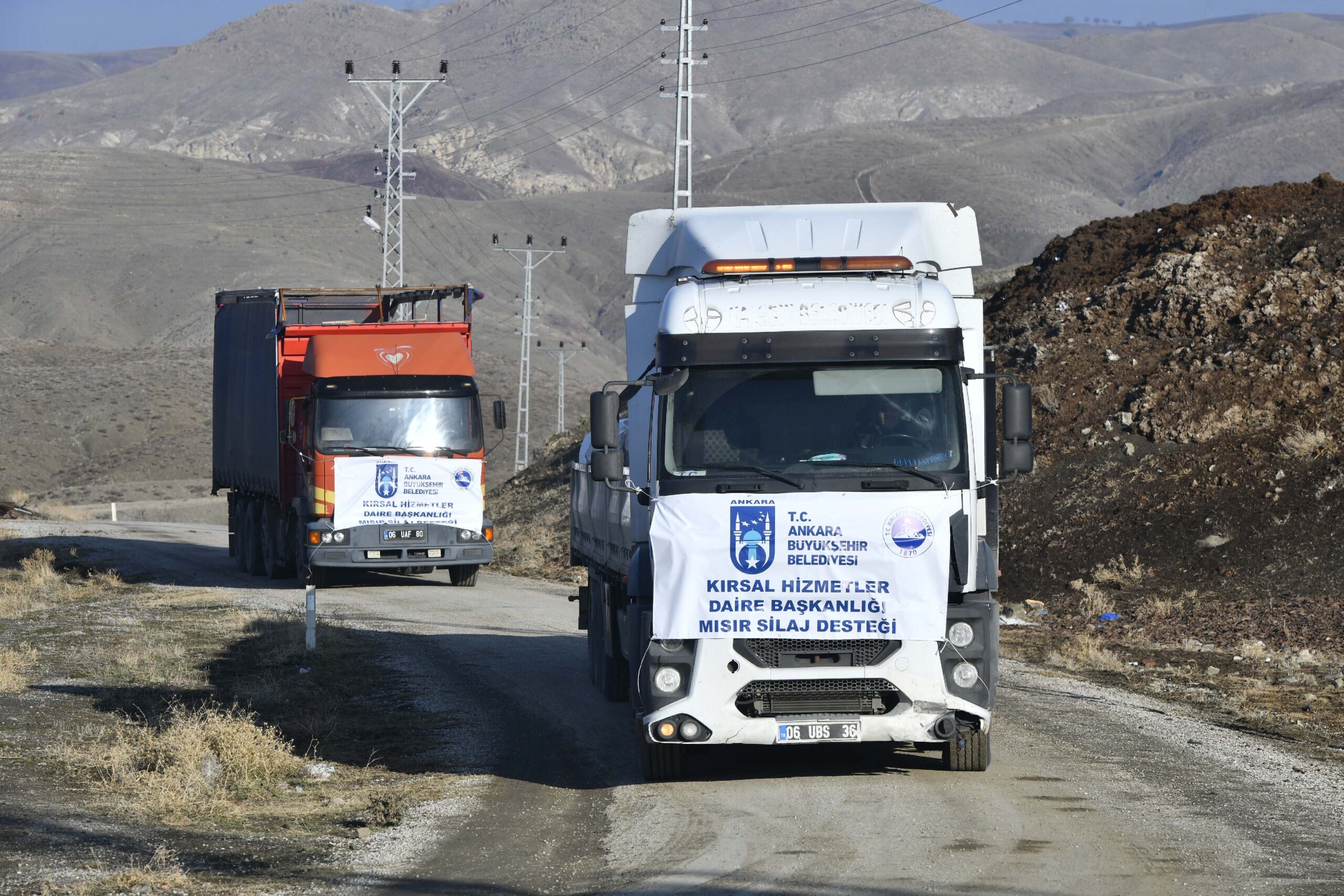 Ankara Büyükşehir ve Kalecik Belediyelerinin silajlık mısır desteği başladı