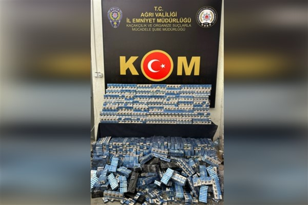 Ağrı’da 5 bin 435 paket kaçak sigara ele geçirildi