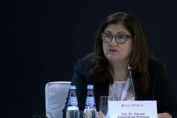 Bakan Şahin, Almanya’da akredite olan Arap Büyükelçiler Konseyi ile buluştu