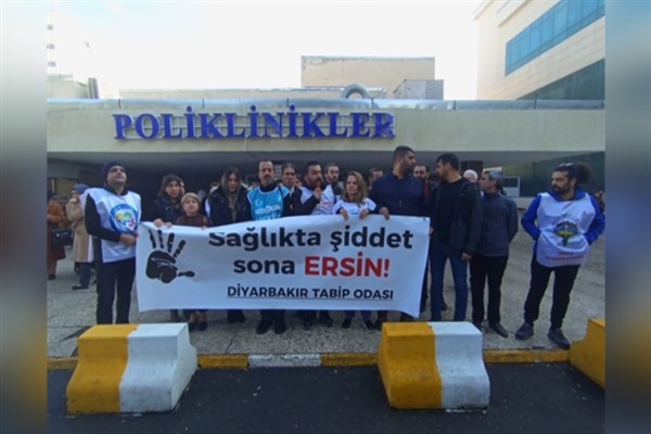 Diyarbakır’da sağlık çalışanlarına şiddete tepki
