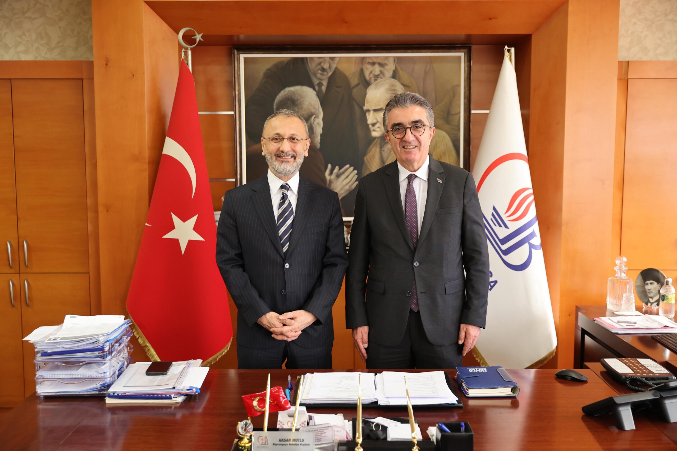 Başkan Özmen’den Başkan Mutlu’ya ziyaret