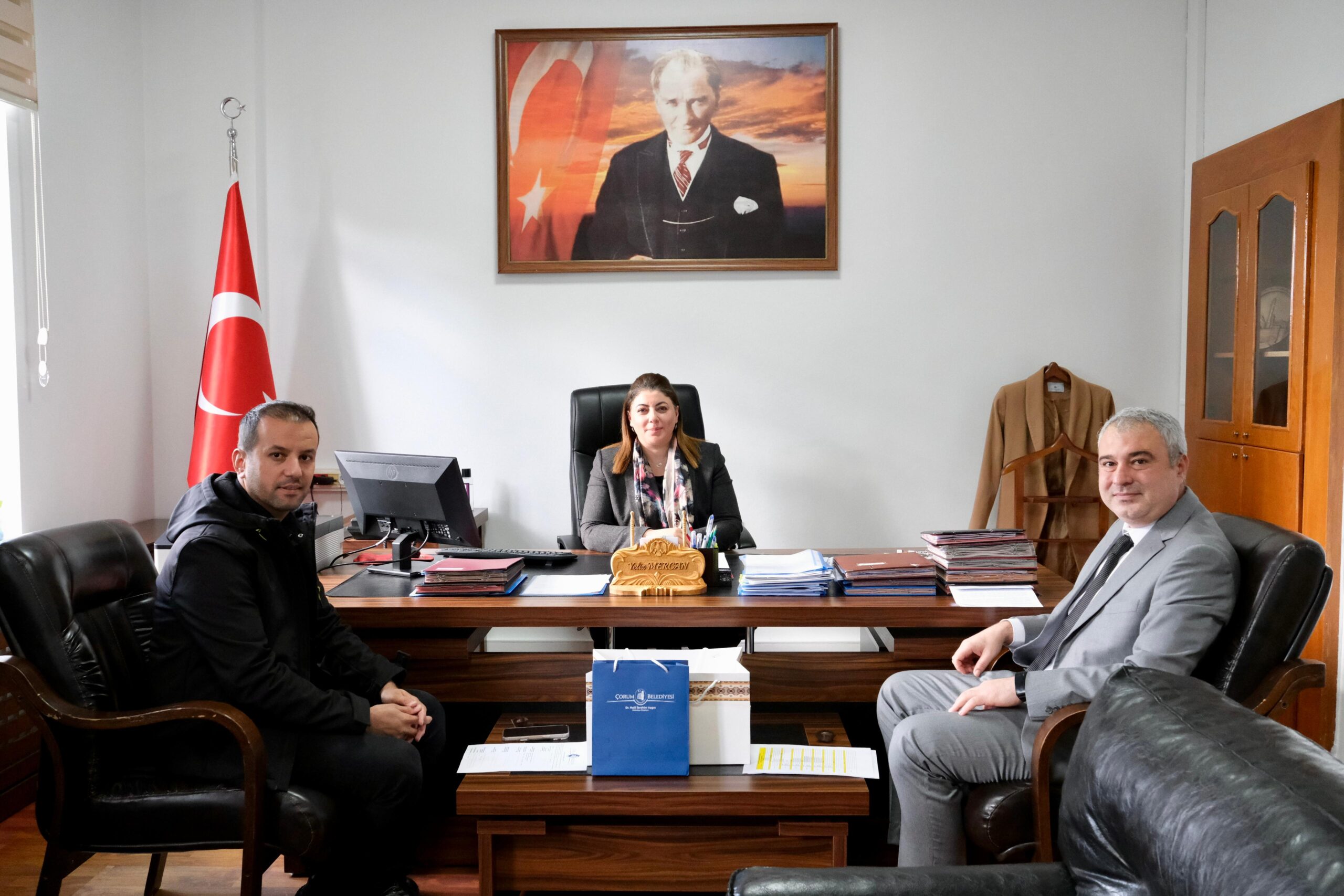 Çorum Belediyesi, kamu kurumları ve STK’lara ziyaret başlattı