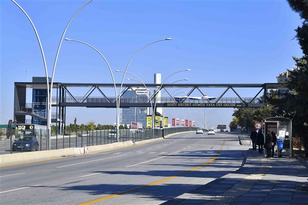 Ankara’da modern yaya üst geçitlerin sayısı artıyor