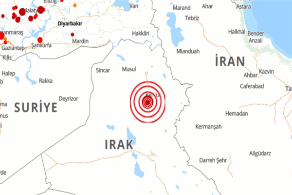 Irak’ta 4.7 büyüklüğünde deprem