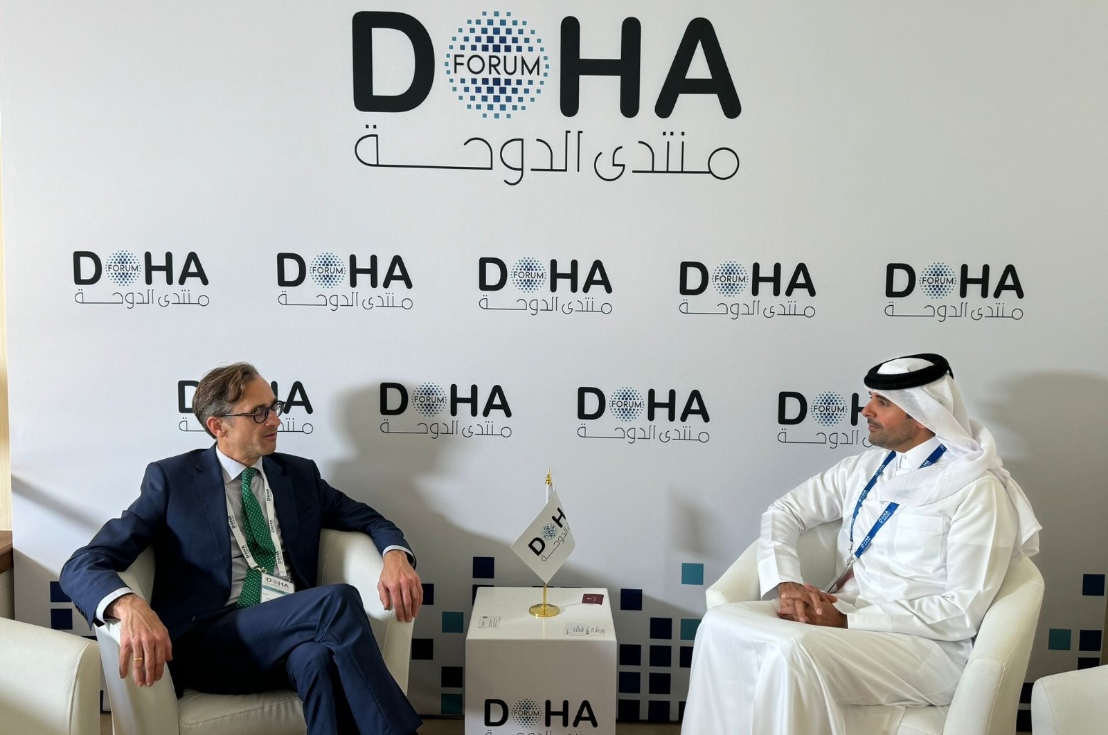 Al Hanzab, Almanya Orta Doğu, Kuzey Afrika ve Yakın Doğu Direktörü Tunkel ile buluştu