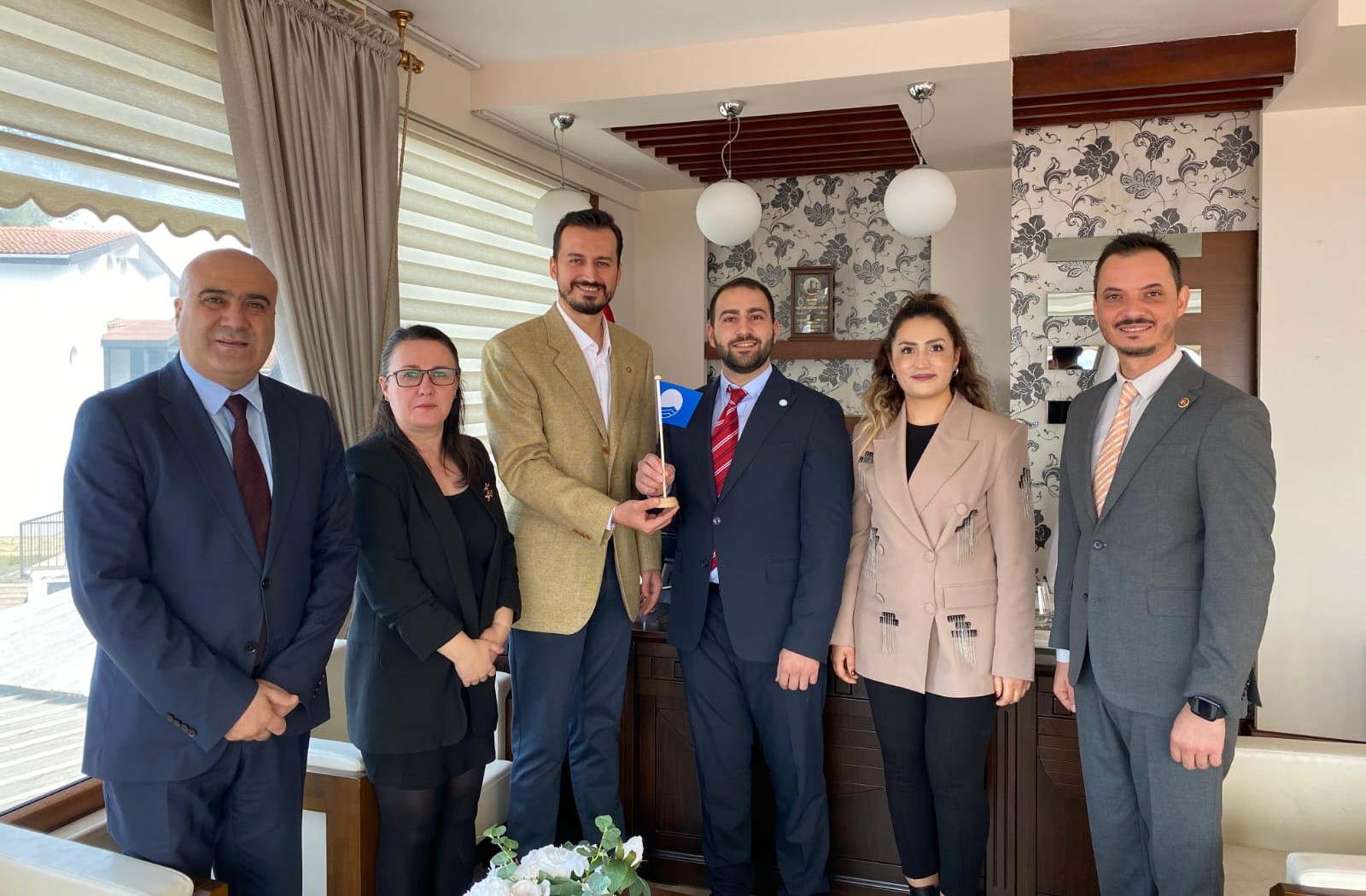 ÇOMÜ Yönetimi ile Mavi Bayrak için görüşme gerçekleştirildi