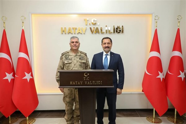 Jandarma Genel Komutanı Çardakçı, Hatay Valisi Masatlı ile görüştü