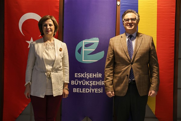 Başkan Ünlüce, Romanya’nın Ankara Büyükelçisi Tinca’yı ağırladı