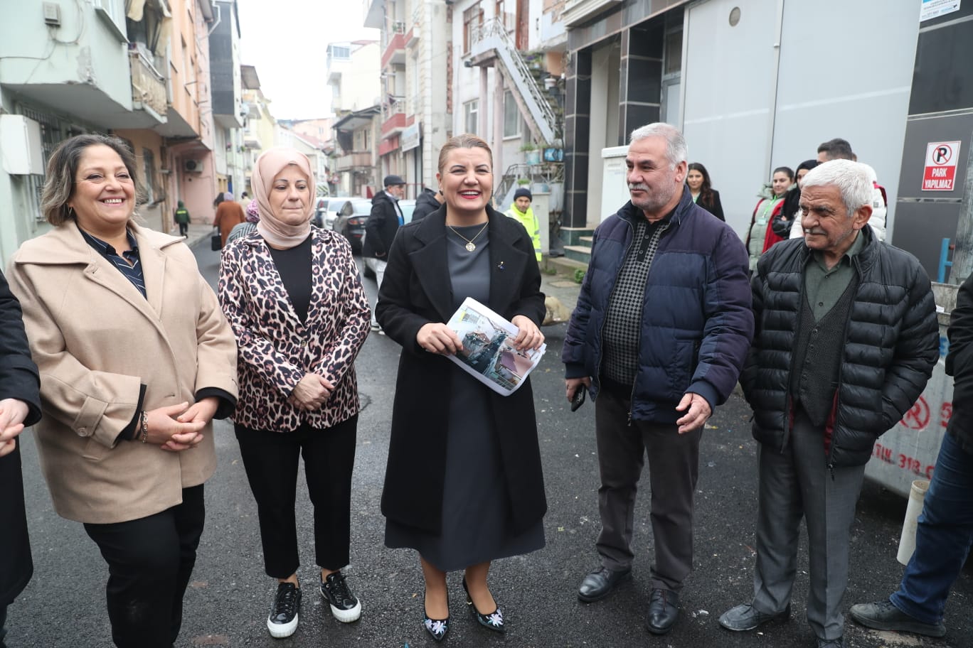Başkan Hürriyet, Bekirdere Başaran Caddesi’ndeki çalışmaları inceledi