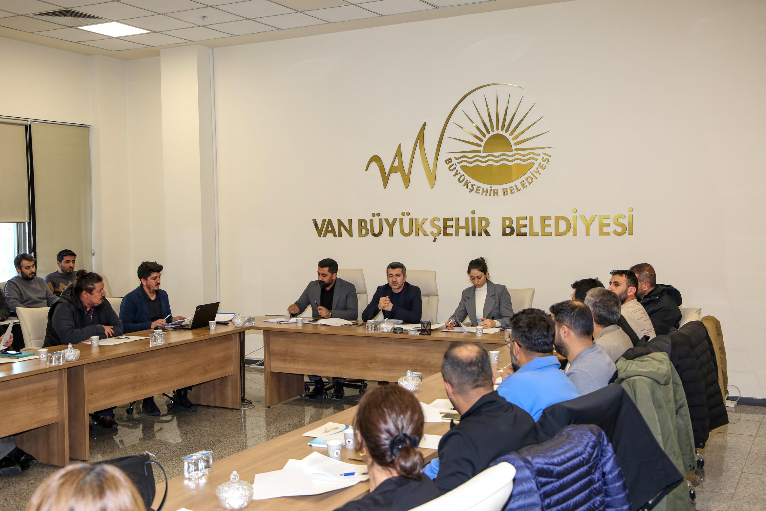 Van Büyükşehir Belediyesi Kent Estetik Kurulu ilk toplantısını gerçekleştirdi