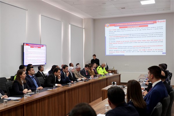 Ordu’da GAMER İzleme, Değerlendirme ve Koordinasyon Kurulu toplantısı yapıldı