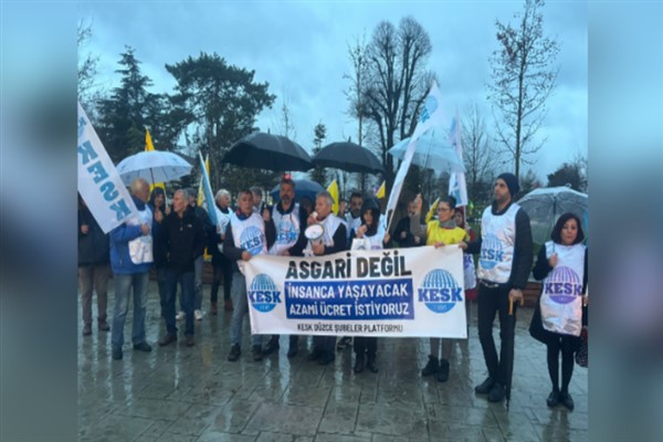 Düzce’de KESK açıklanan asgari ücrete tepki gösterdi