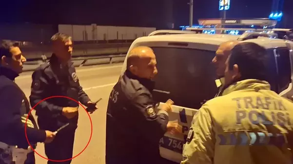 'Savcıyı ara' deyip polislere tehdit yağdırdı