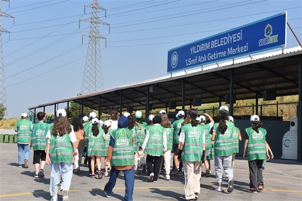 Yıldırım’da 50 gönüllü çocuk çevre ve atık yönetimi eğitimi aldı