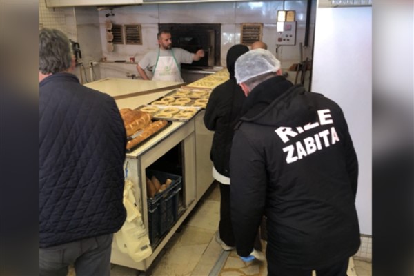 Rize’de fırın denetimleri devam ediyor