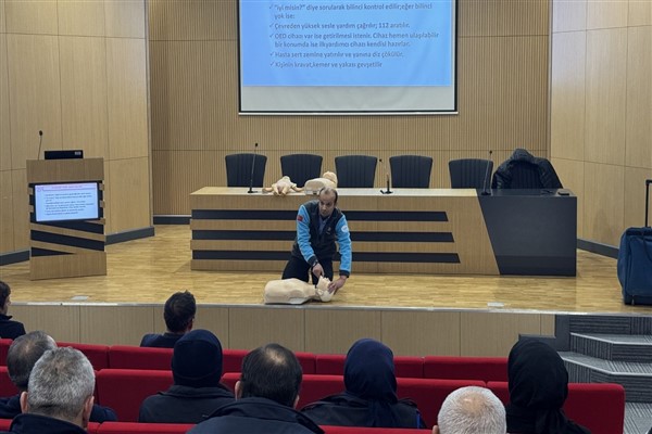 Zabıta ve Özel Güvenlik personeline ilk yardım eğitimi