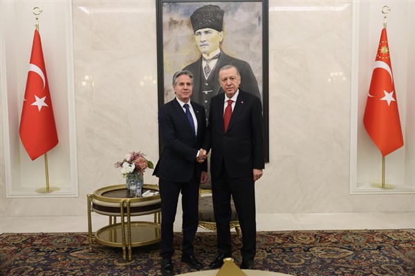 Cumhurbaşkanı Erdoğan, ABD Dışişleri Bakanı Blinken’i kabul etti