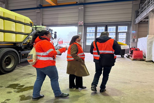 Eş Başkan Bucak’tan Köln Belediyesi Atık Yönetimi Merkezi’ne ziyaret