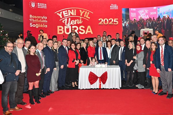 Bursa’da yeni yıl kutlamaları gerçekleşti