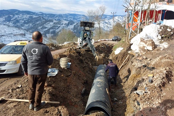 Ordu Büyükşehir Belediyesinden alt ve üstyapı çalışmaları