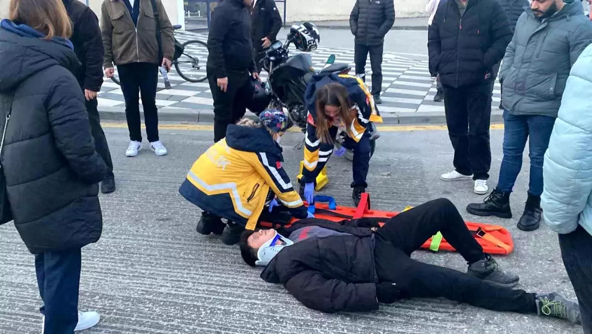 Bolu’da Otomobil ile Motosiklet Çarpıştı: 1 Yaralı