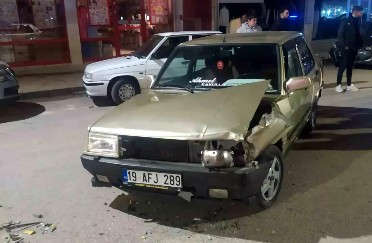 Alaca’da Trafik Kazası: 1 Yaralı