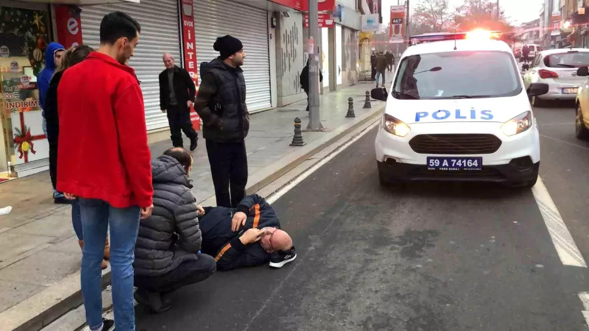 Tekirdağ’da Yaya Kazası: Otomobil Çarptı, Yaralı Hastaneye Kaldırıldı