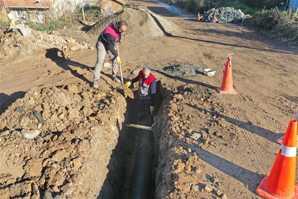 Fatsa Şerefiye Mahallesi’nde altyapı çalışmaları yürütülüyor