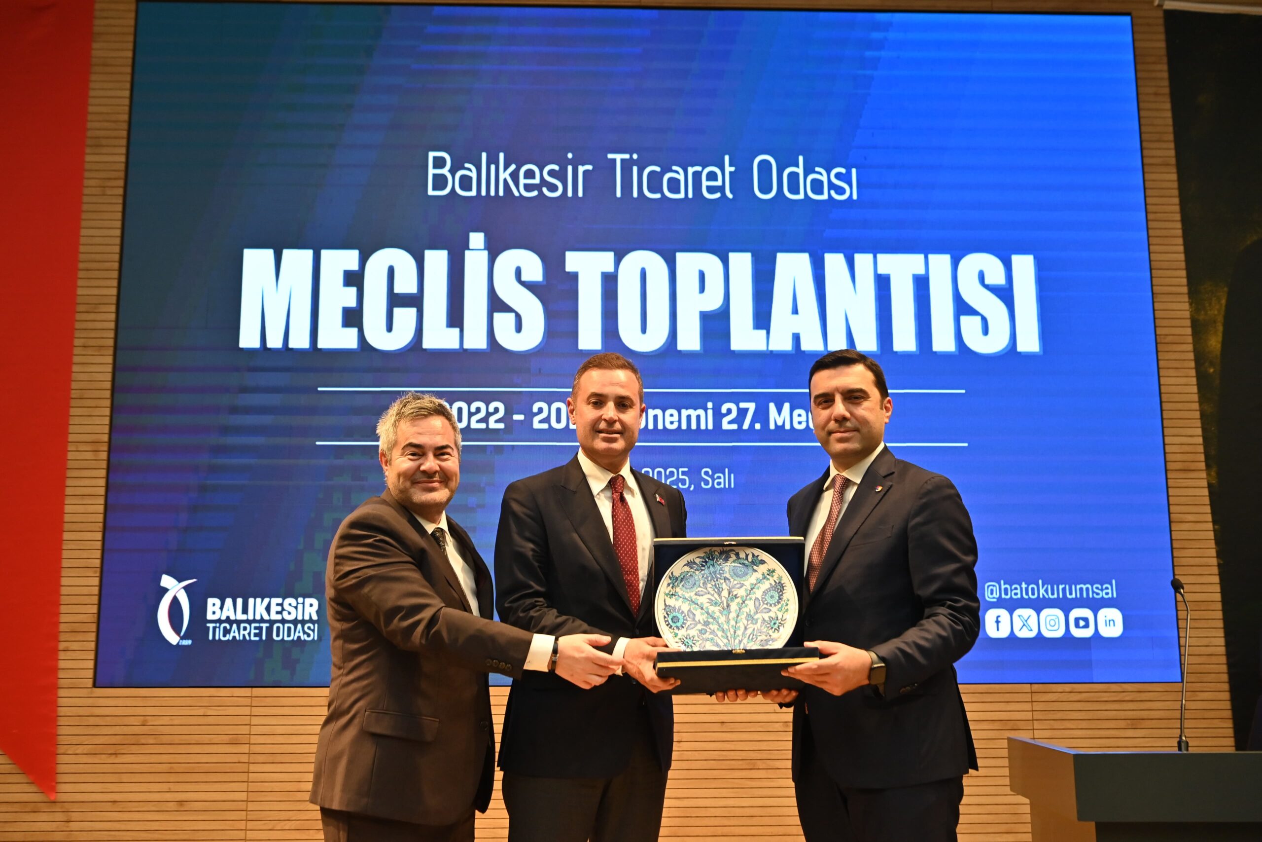 Başkan Akın, Balıkesir Ticaret Odası Ocak Ayı Olağan Meclis Toplantısına katıldı