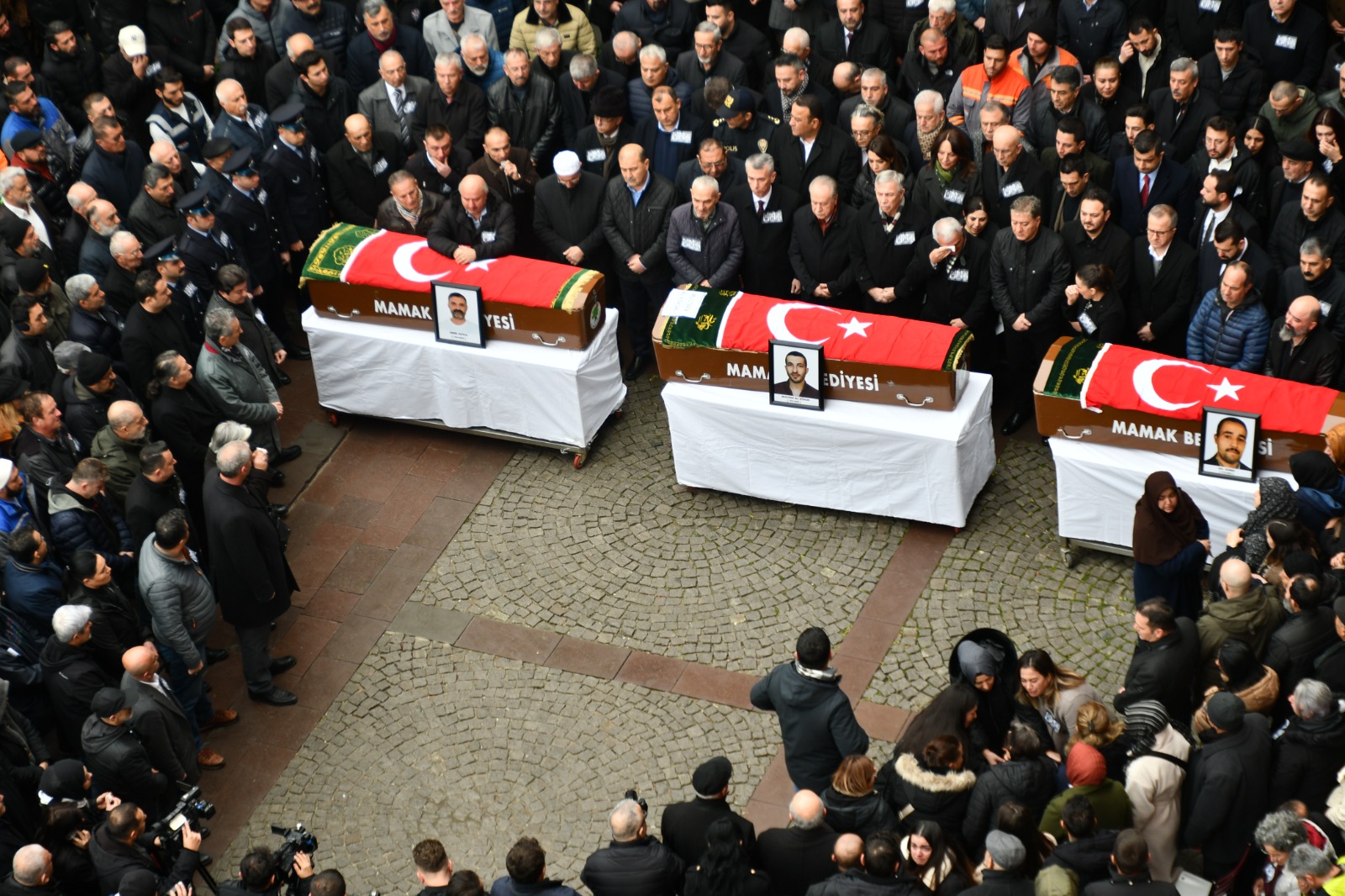 Mamak Belediye personelleri son yolculuğuna uğurlandı