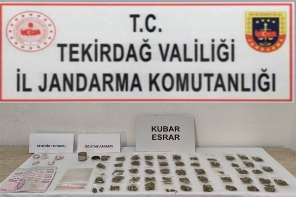 Çorlu’da uyuşturucu operasyonu