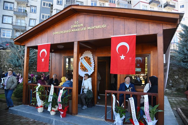 Giresun’da muhtar evi açılışı gerçekleştirildi