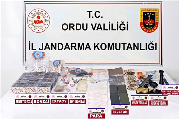 Ünye’de uyuşturucu operasyonu: 5 tutuklama