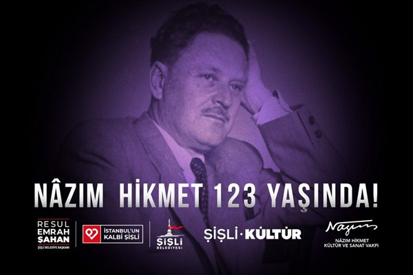 Nazım Hikmet Ran, 123. doğum gününde Şişli’de anılacak