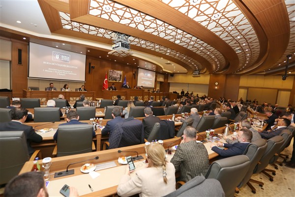 Bursa Büyükşehir Belediye Meclisi’nde ocak ayı oturumu