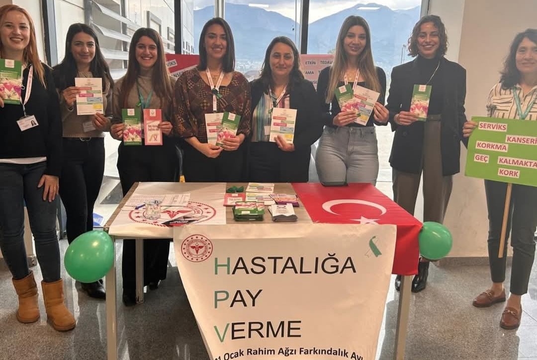 Hatay’da Serviks Kanseri Farkındalık Ayı kapsamında etkinlik yapıldı