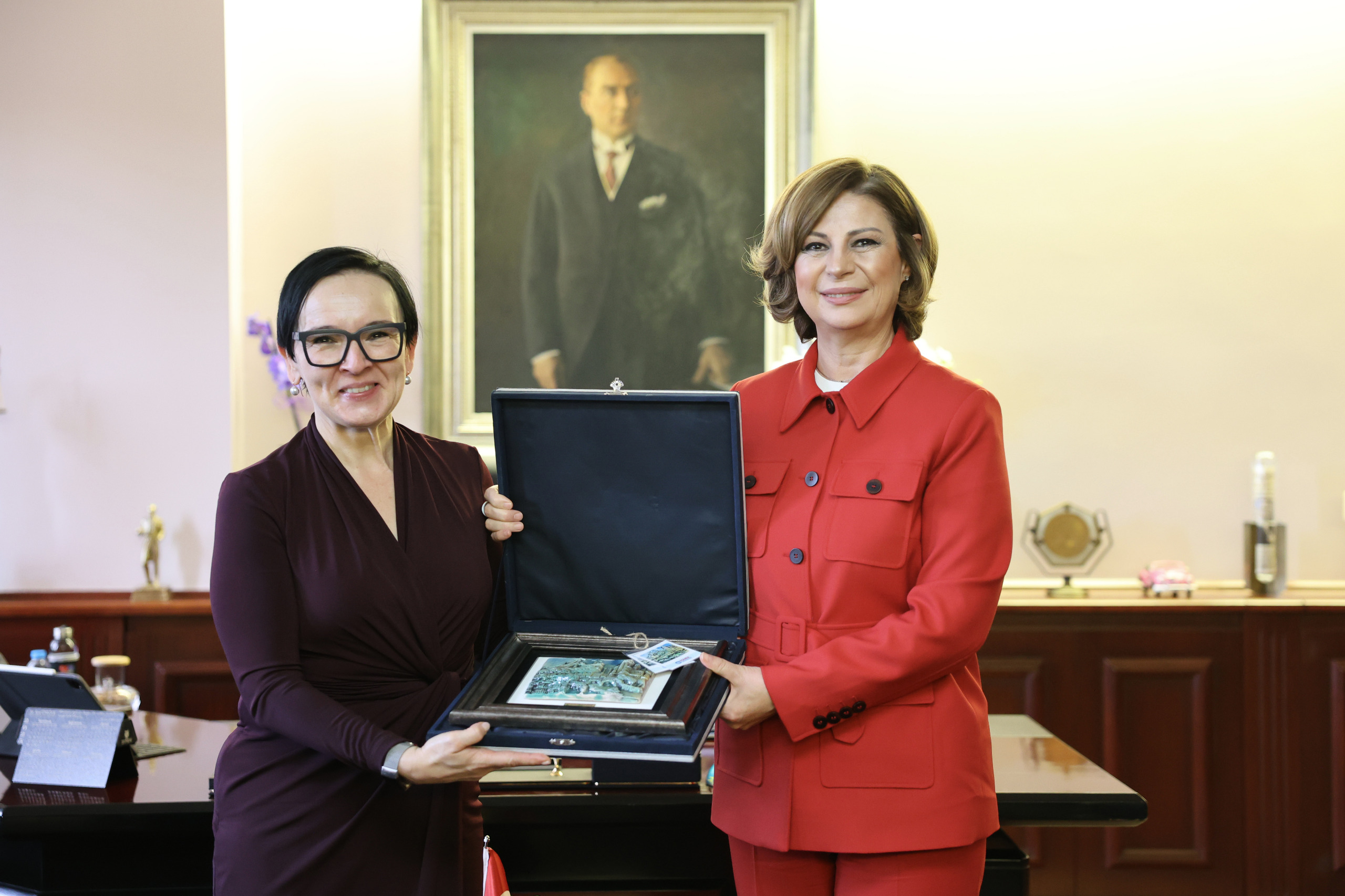 Avusturya’nın Ankara Büyükelçisi Juen’den Başkan Ünlüce’ye ziyaret