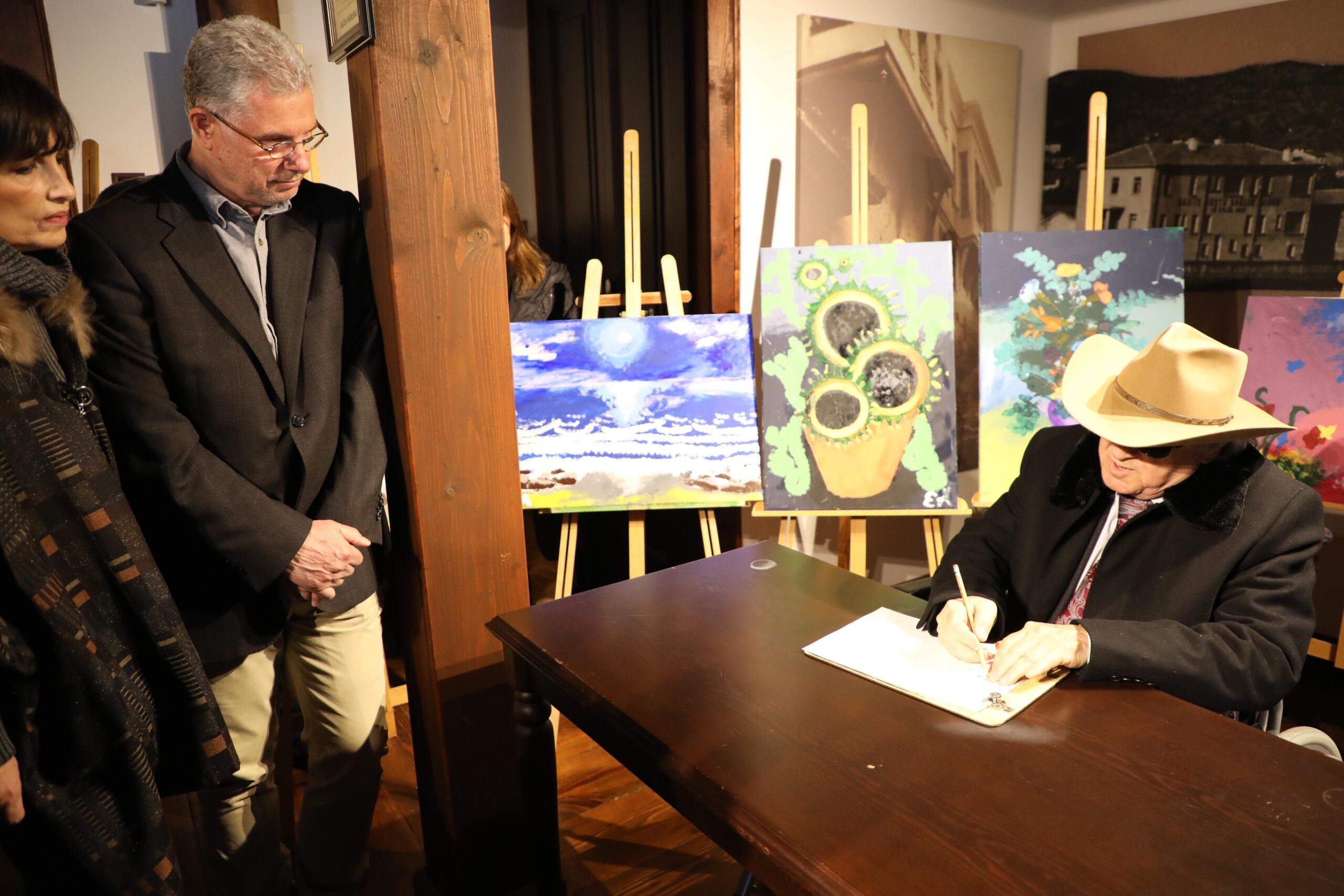 Eşref Armağan, Mudanya’da sanatseverlerle buluştu