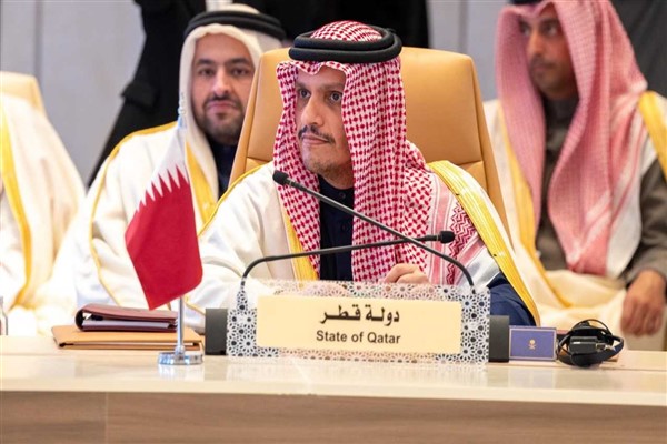 Al-Thani, Suriye’ye yönelik genişletilmiş bakanlar toplantısına katıldı