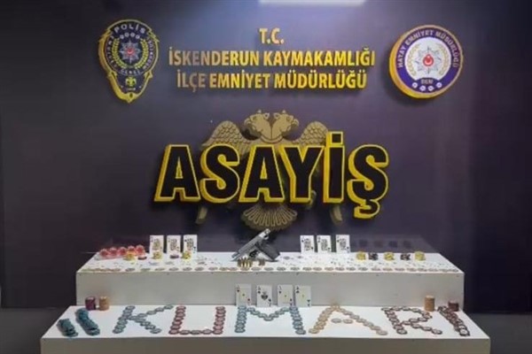 İskenderun’da kumar operasyonu