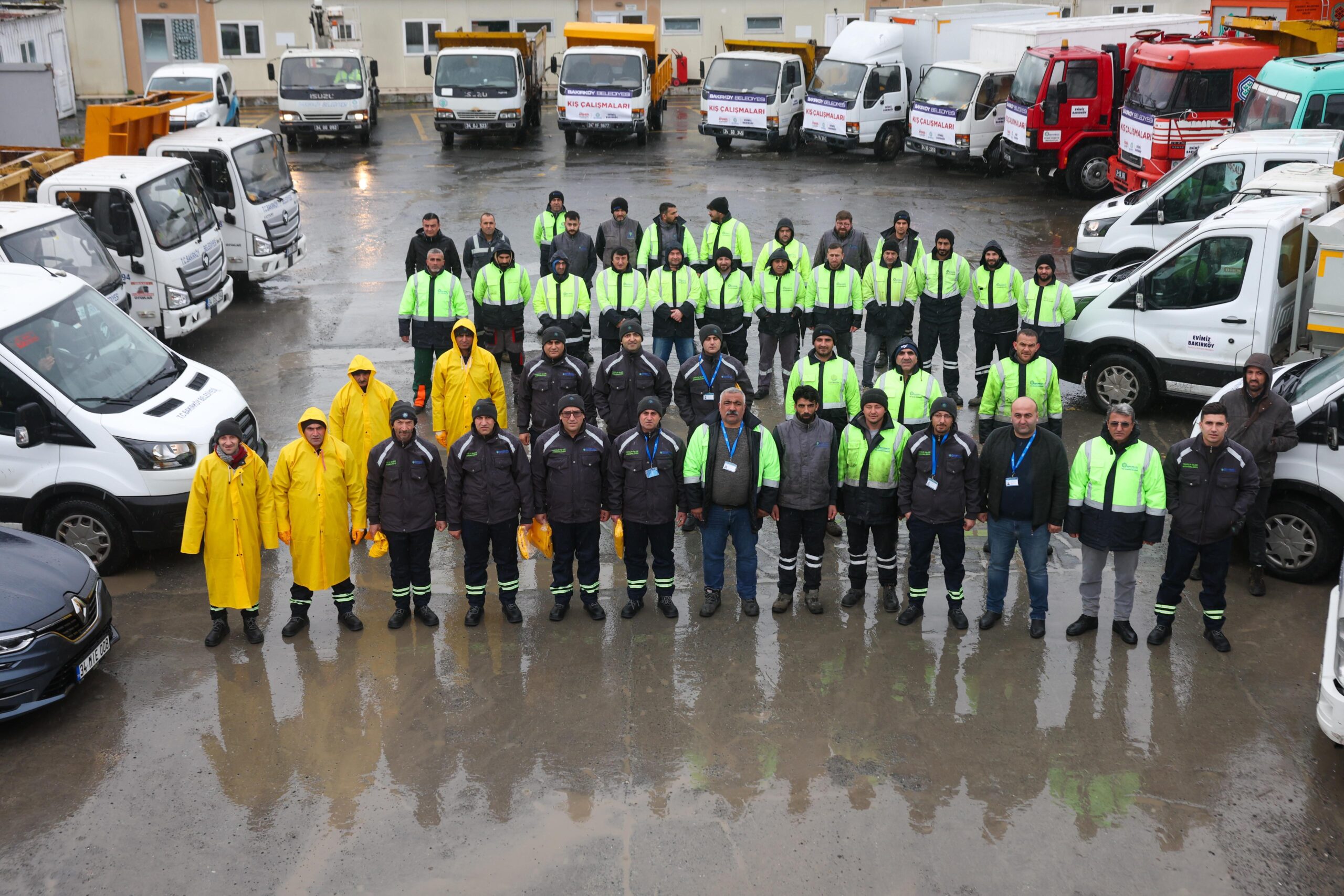 Bakırköy Belediyesi, kışın oluşabilecek olumsuz şartlara karşı hazırlıklarını yaptı