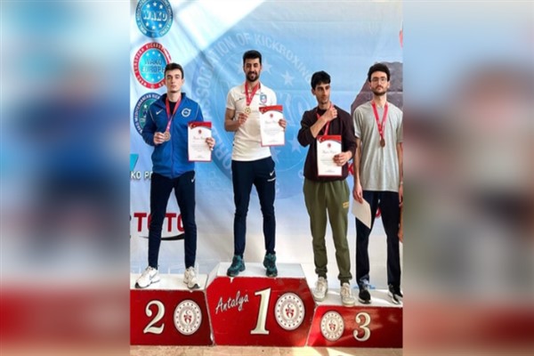 Ordu BBSK sporcuları, Türkiye Kick Boks Şampiyonası’nda madalya kazandı