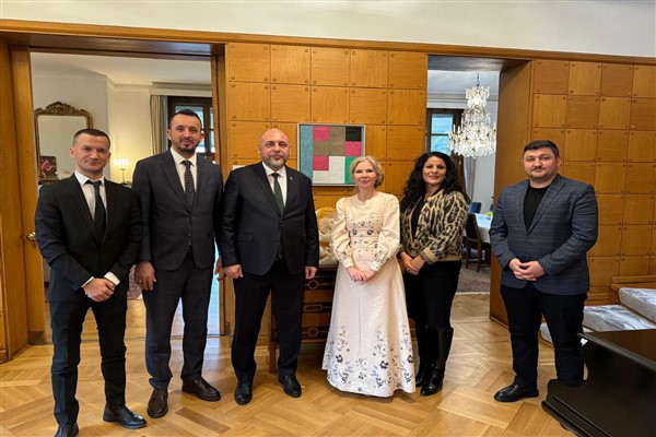 Başkan Aydın, Ankara’da İsveç’in Ankara Büyükelçisi Mard ile görüştü